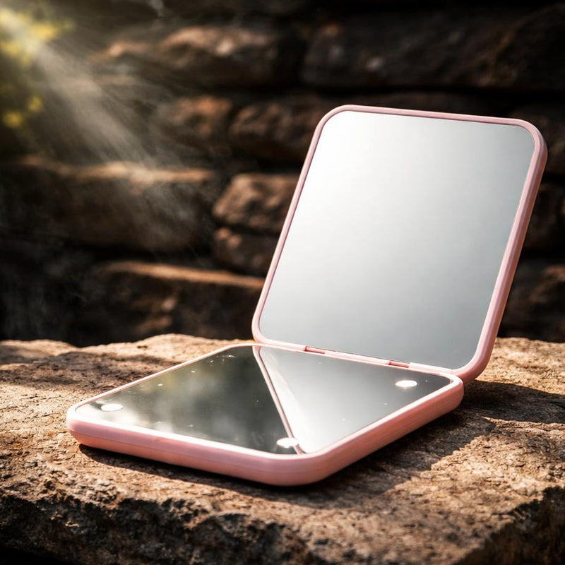 GlowMini™ LED Compact Mirror by EaseGlow