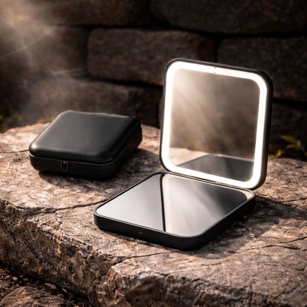 GlowMini™ LED Compact Mirror by EaseGlow