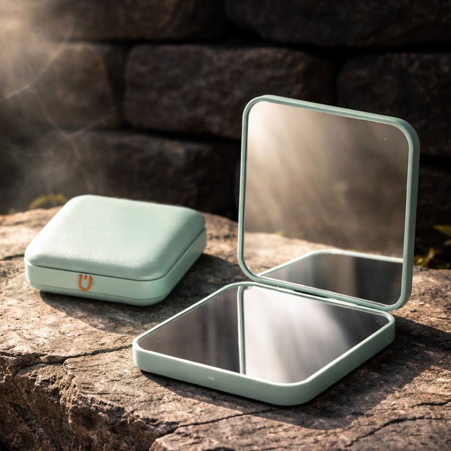 GlowMini™ LED Compact Mirror by EaseGlow